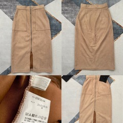 グローバルワーク　ロングコート　トップス　スカート タイツ　まとめ　セットの画像