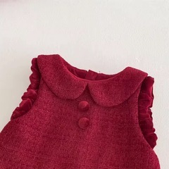 新品　クリスマス🎄ワンピース　　80、90の画像