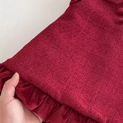 新品　クリスマス🎄ワンピース　　80、90の画像