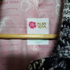 ALBA　ROSA　ロングコート可愛い　チェック柄　フリーサイズの画像