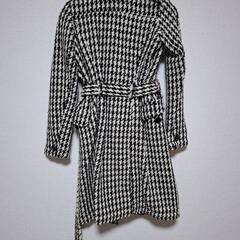 JANE　ロングコート　千鳥格子柄　フリーサイズ　キレカワイイ！の画像
