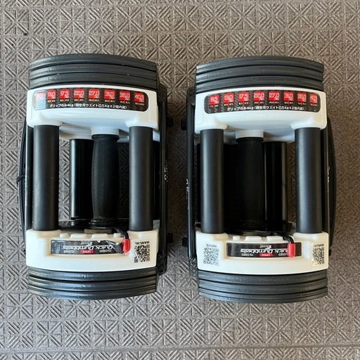 ぼー】①1/2 FIELDOORフィールドア 可変式ダンベル片方22kg ①1/2