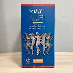 エムリリー（MLILY）優反発マットレス セミダブル 厚さ11cm+ベッドフレーム付き
の画像
