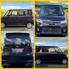 7万キロ！ルークスハイウェイスター車検２年付き！Pスライドドア！平成24年式！プッシュスタート！バックカメラ！三重愛知岐阜滋賀京都奈良大阪の画像