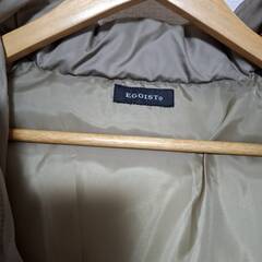 EGOIST　ダウンコート(ショート) カーキ色　サイズS　ファー付きの画像