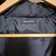 EGOIST　ダウンコート(ショート) ブラック色　サイズS　ファー付きの画像