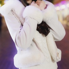 【美品】axes femme ファー スエード コート ファーコート ショートコートの画像