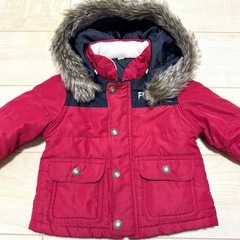 ベビー服 まとめ 冬服 80サイズ アウター ロンT パーカー ロンパースの画像