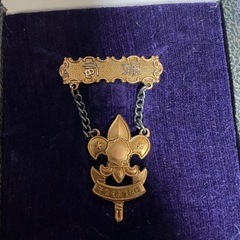 ボーイスカウト 有効章 金属製の画像