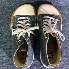 LOEWE Bloc デニムスニーカー　日本サイズ26㌢の画像