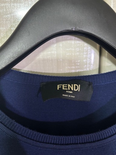 FENDI ストライプ 長袖ニット 