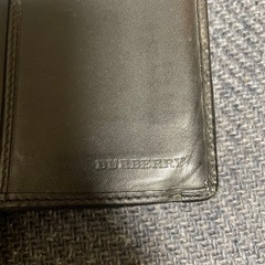 Burberry 長財布 チェック柄 レザーの画像