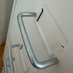 ホワイト 引き出しユニット キャスター付きの画像