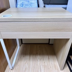 IKEA MICKE ミッケ ホワイトステインオークの画像