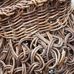 大きなアートバスケットの画像