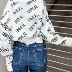 新品   GYDA ジェイダ   UNREAL PATTERN ニットトップスの画像