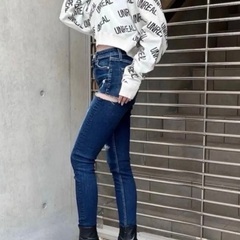 新品   GYDA ジェイダ   UNREAL PATTERN ニットトップスの画像