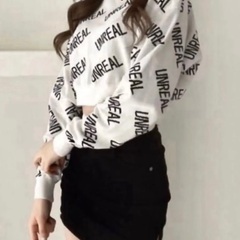 新品   GYDA ジェイダ   UNREAL PATTERN ニットトップスの画像