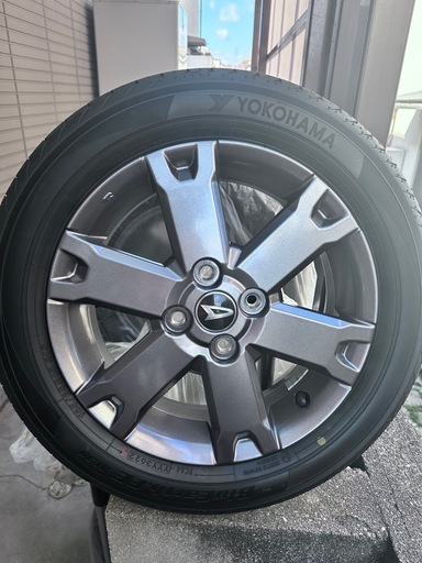 極上】新車はずし☆タフト純正タイヤ&ホイール4本 走行10km未満