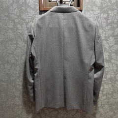 【70%以上OFF新品未使用】洋服の青山ビジネス ジャケット AB6 グレーの画像
