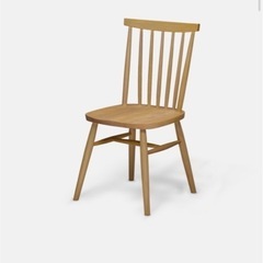 【モモナチュラル】ダイニングチェア　2脚セットの画像