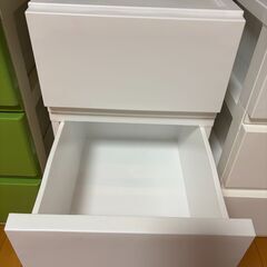 ニトリチェスト(3段 ホワイト)の画像