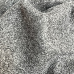 ウール 生地 グレー 花柄 手芸 アンティーク風 ボタニカル 植物 モチーフの画像