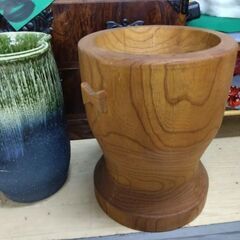 臼　花台　インテリア　餅つき機　テーブルの画像