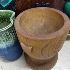 臼　花台　インテリア　餅つき機　テーブルの画像