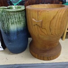 臼　花台　インテリア　餅つき機　テーブルの画像