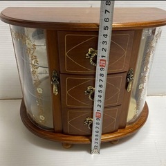 GENTIE SHOKAI ウッドジュエリーボックスアクセサリー オルゴール付きの画像