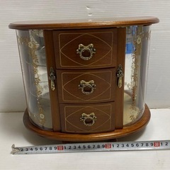 GENTIE SHOKAI ウッドジュエリーボックスアクセサリー オルゴール付きの画像