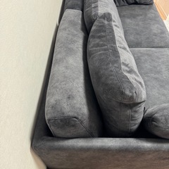 3Pソファ　東京インテリア　MELON ブラックの画像