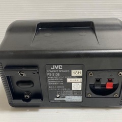 JVC PS-S10B コンパクトスピーカー 壁掛け金具付き 2018年製 美品の画像