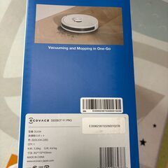 ロボット掃除機 エコバックス DEEBOT Y1 PRO の画像