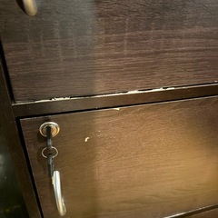 鍵付き　カラーボックスの画像