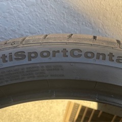 コンチネンタ　ContiSportContact5 225/40R19 2本の画像