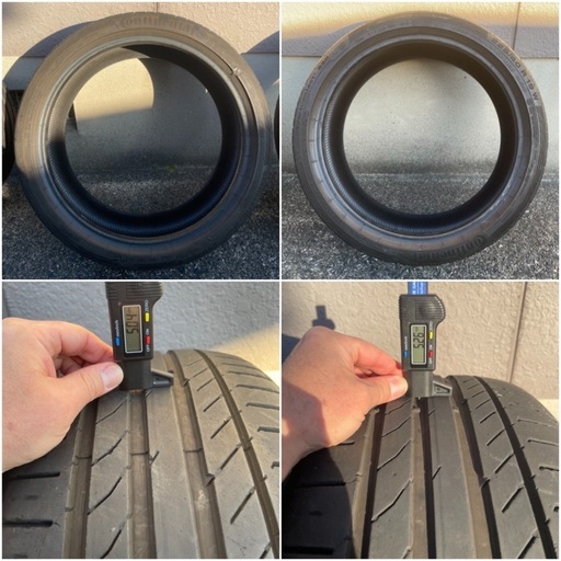 コンチネンタ　ContiSportContact5 225/40R19 2本