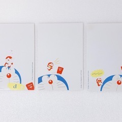 【ドラえもん大好きさん必見！】ドラえもん　絵入りはがき ポストカード 3枚セットの画像