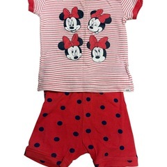 90cm ベビー服 パジャマ 上下セット 3点の画像