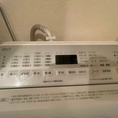 【Panasonic】洗濯乾燥機19年製8kgの画像