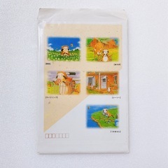 【あらいぐまラスカル大好きさん必見！】ラスカル　絵入りはがき　ポストカード５枚セットの画像