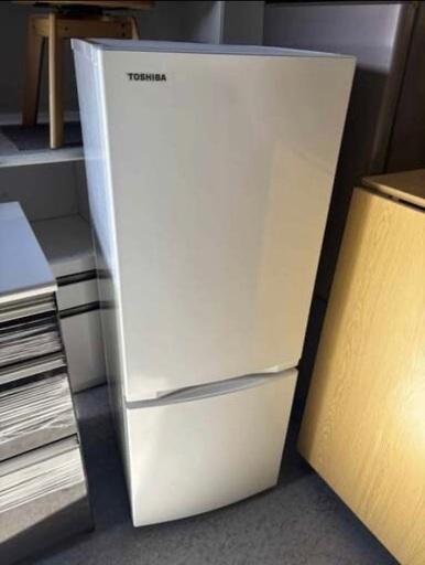 TOSHIBA 東芝 2ドア冷蔵庫 153L 2024年製 Used 美品 (Omotenashi