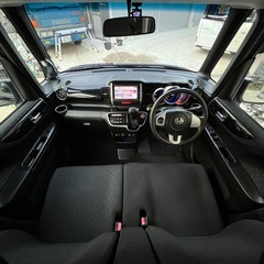 ホンダ N-BOX カスタム SSパッケージ 車検２年付！ 内外装仕上済 純正14インチAW ナビ TV Bカメラ ETC シートヒーター ドラレコの画像