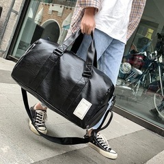 革製ボストンバッグ 2サイズ在庫有り｜一周間後発送の画像