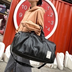 革製ボストンバッグ 2サイズ在庫有り｜一周間後発送の画像