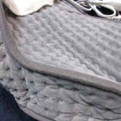 ふわふわあったか電気足カバー　美品　動作確認済み　カバーを外して洗える♡の画像