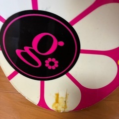 花柄スノーボード板&ビンディングの画像