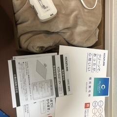 2回使用電気毛布　コイズ　KDS50212V [クレベ&アンド 電気敷き毛布]の画像