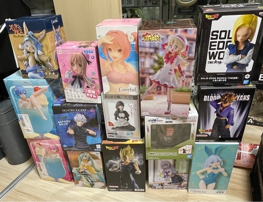 新品未開封品1つ外箱開封】1つ500円！プライズフィギュア激安販売